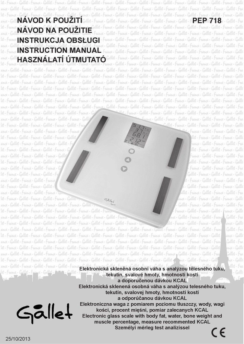 Gallet PEP 718 User manual