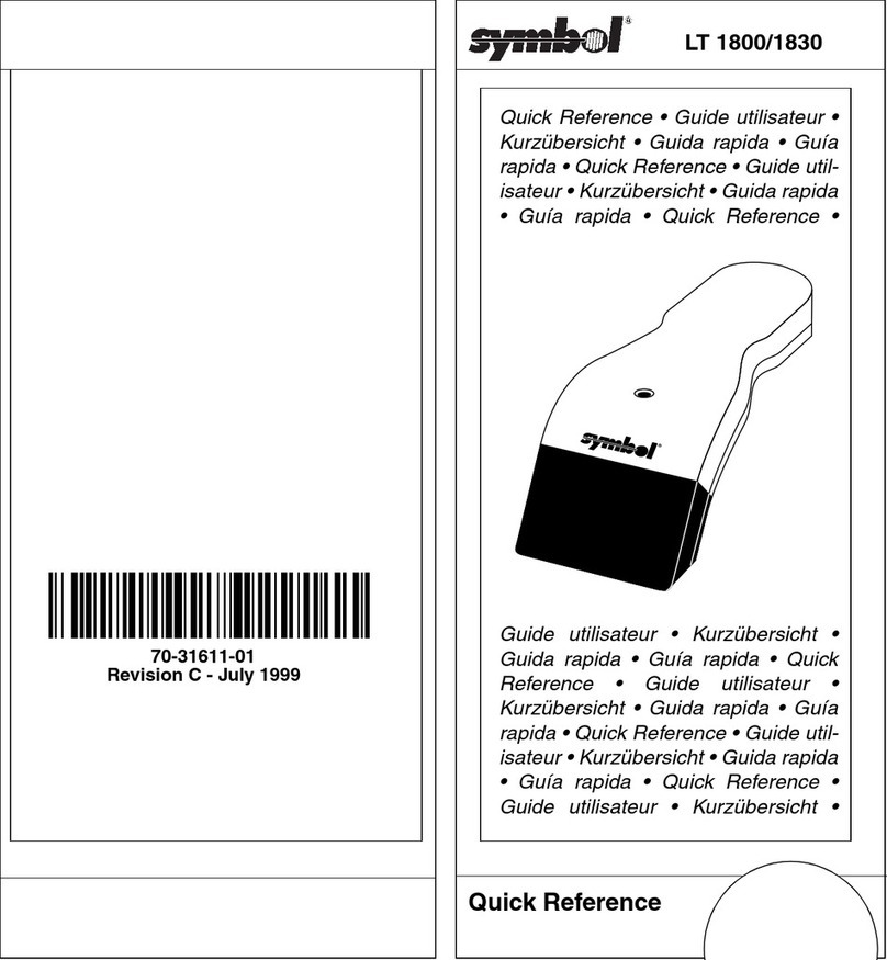 Symbol LT 1800 User manual