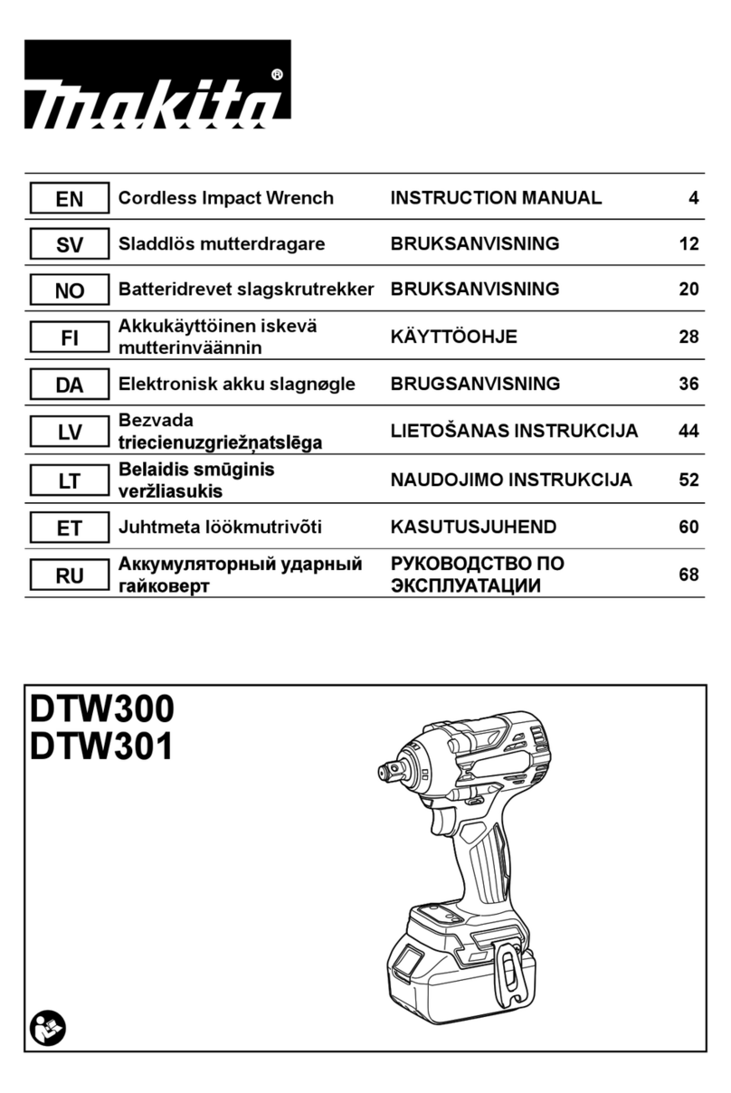 Makita DTW300 User manual