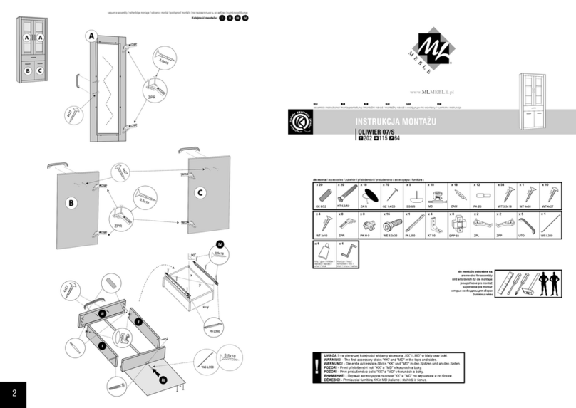 mlmeble OLIWIER 07/S User manual