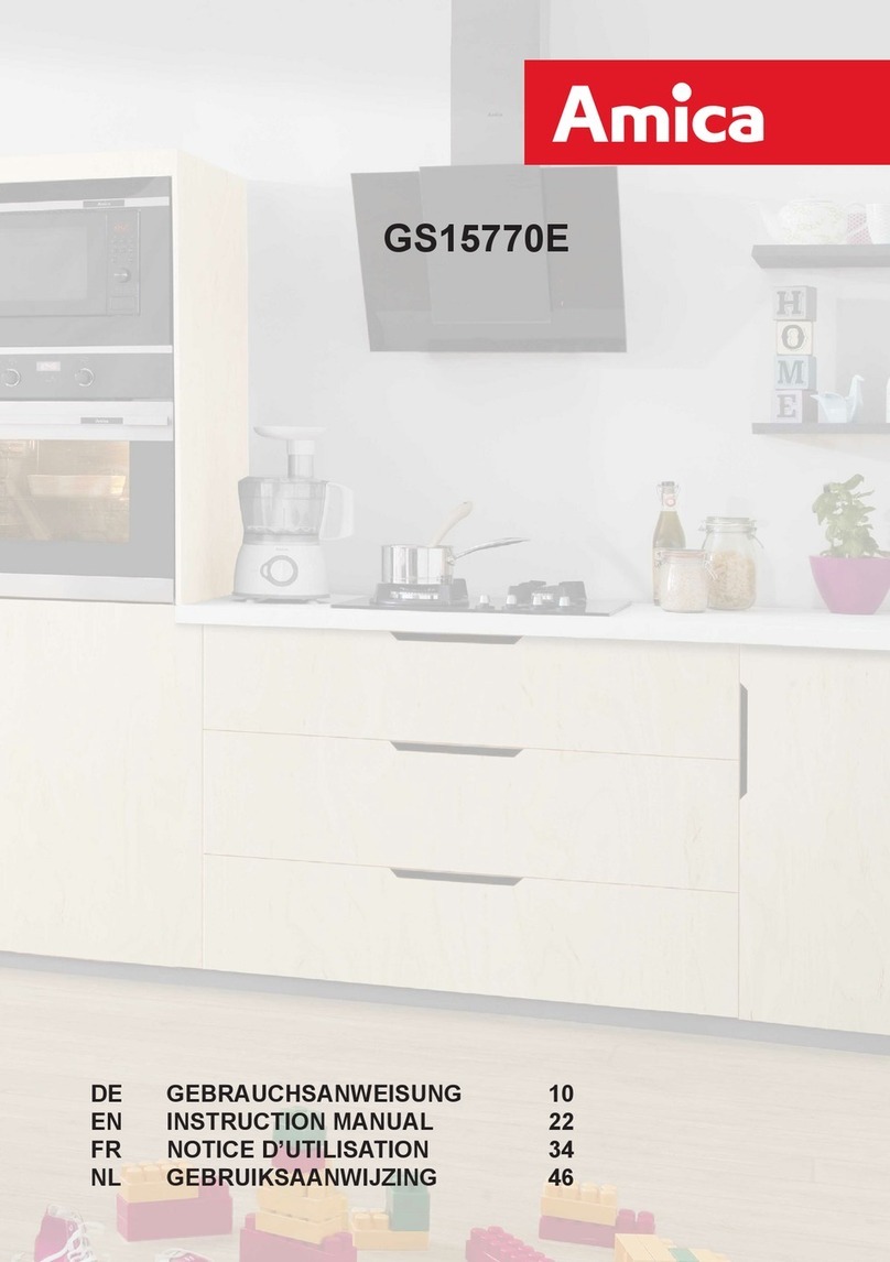 Amica GS15770E instruction manual