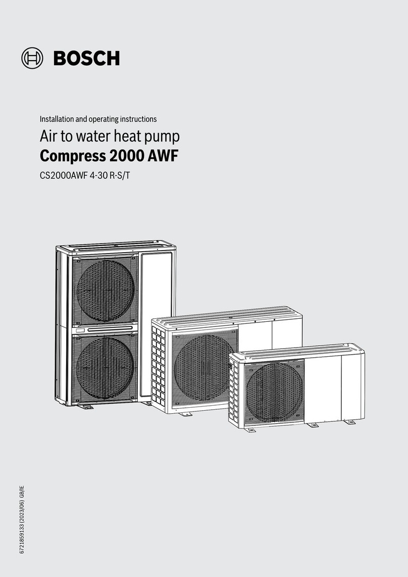 Bosch Compress 2000 AWF User manual