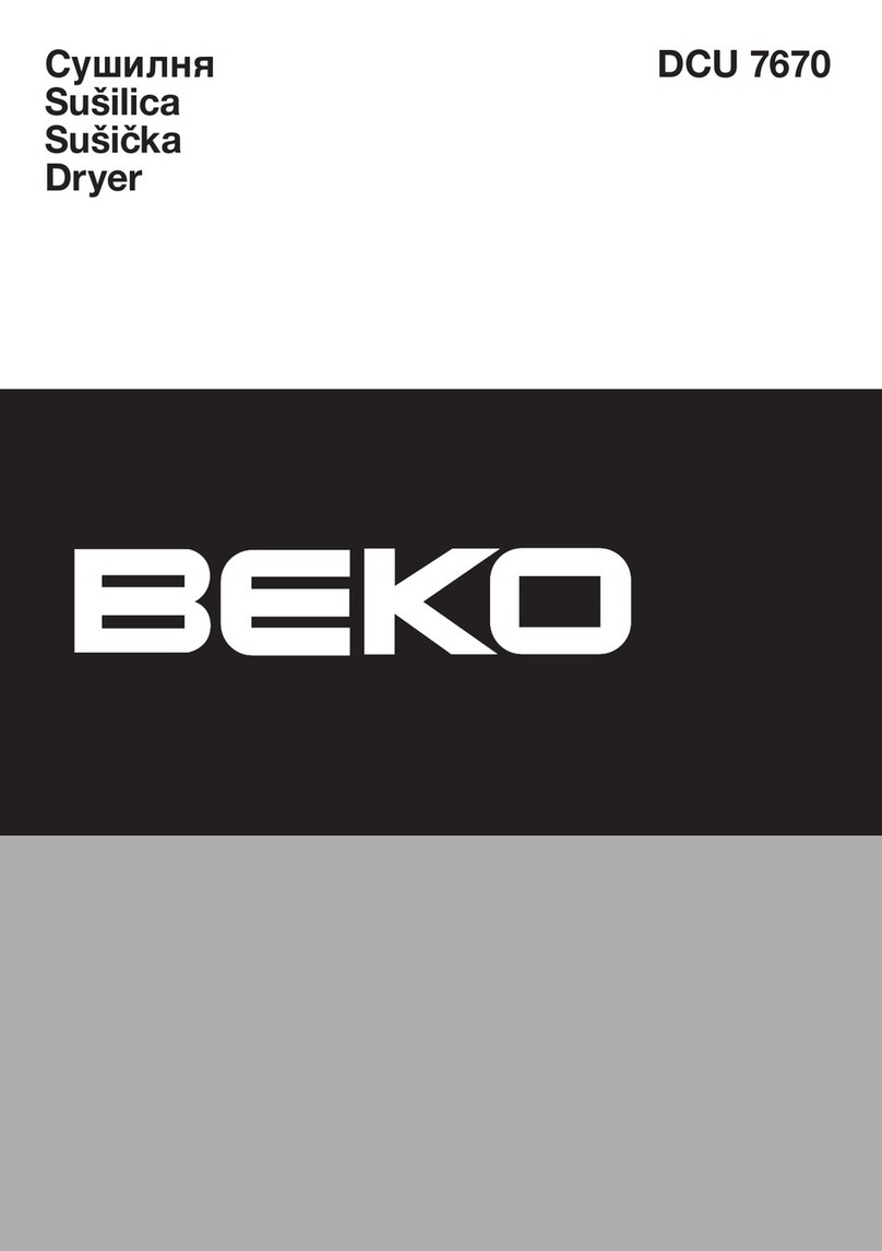Beko DCU 7670 User manual