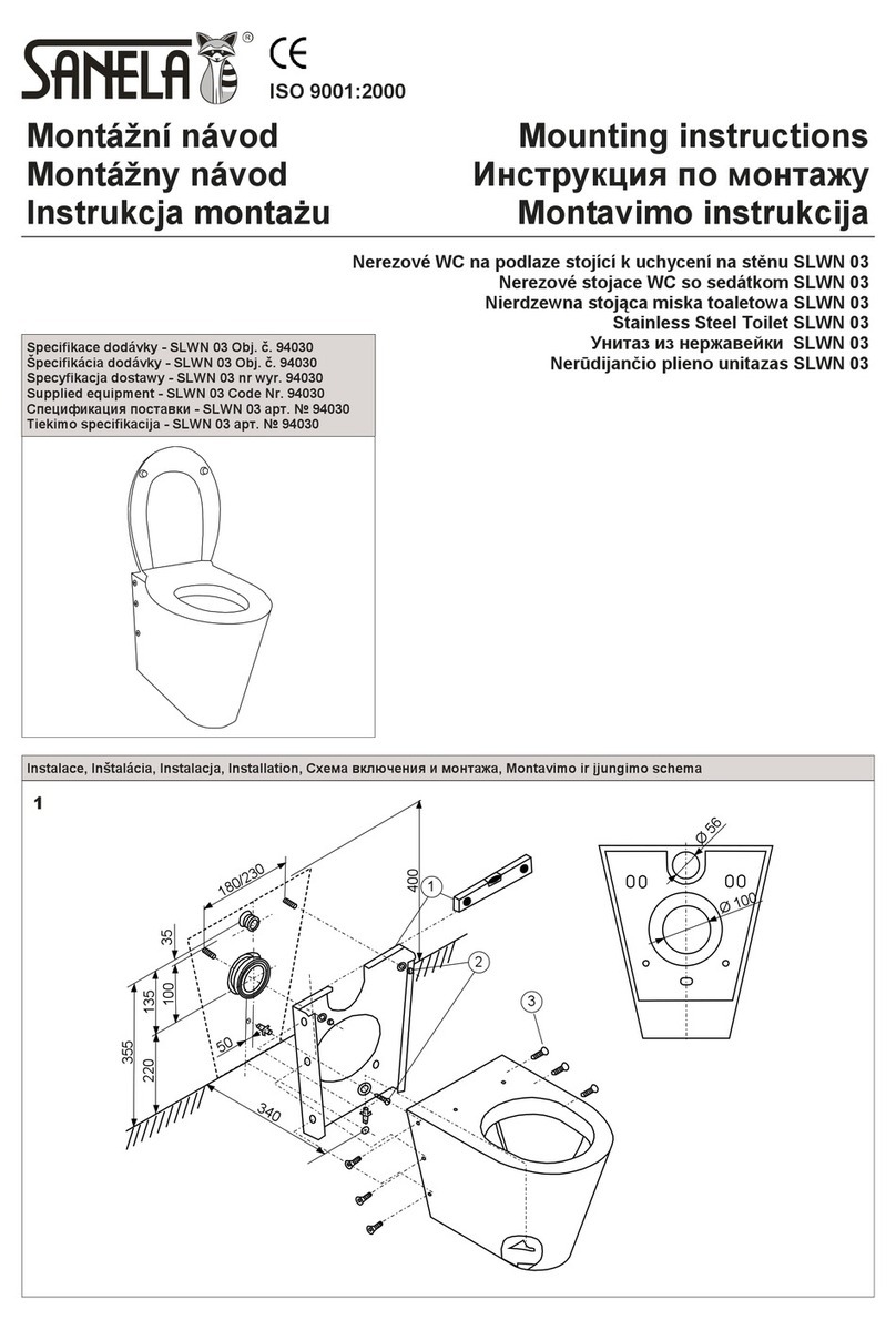 Sanela 94030 Mounting instructions Sanela 94030 Mounting instructions