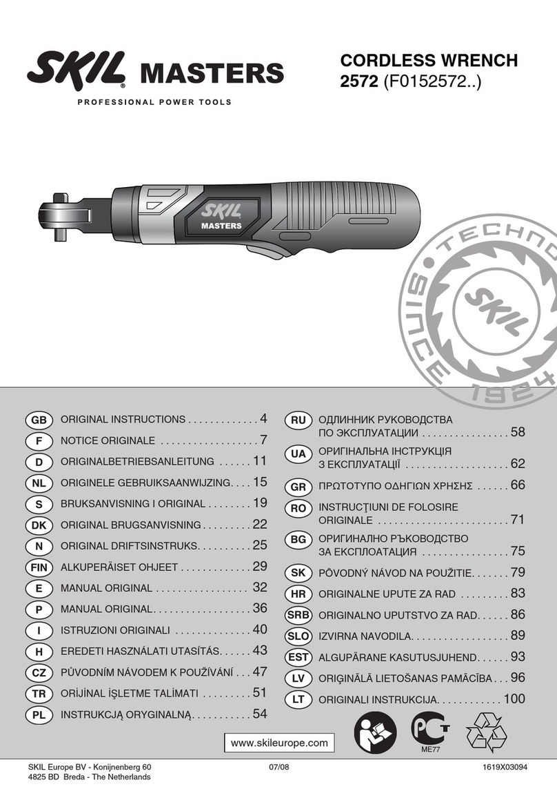 Skil MASTERS 2572 User manual Skil MASTERS 2572 User manual