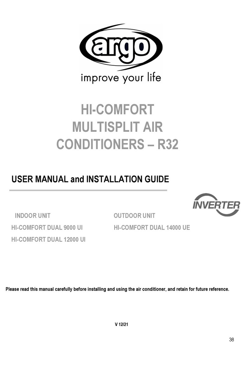 Argo HI-COMFORT DUAL 9000 UI User manual