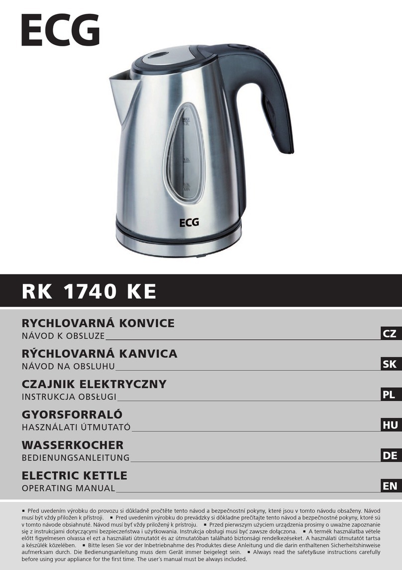 ECG RK 1740 KE operating manual