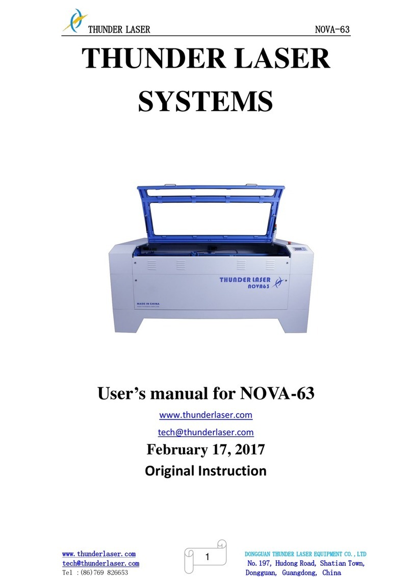 Thunder Laser NOVA-63 user manual