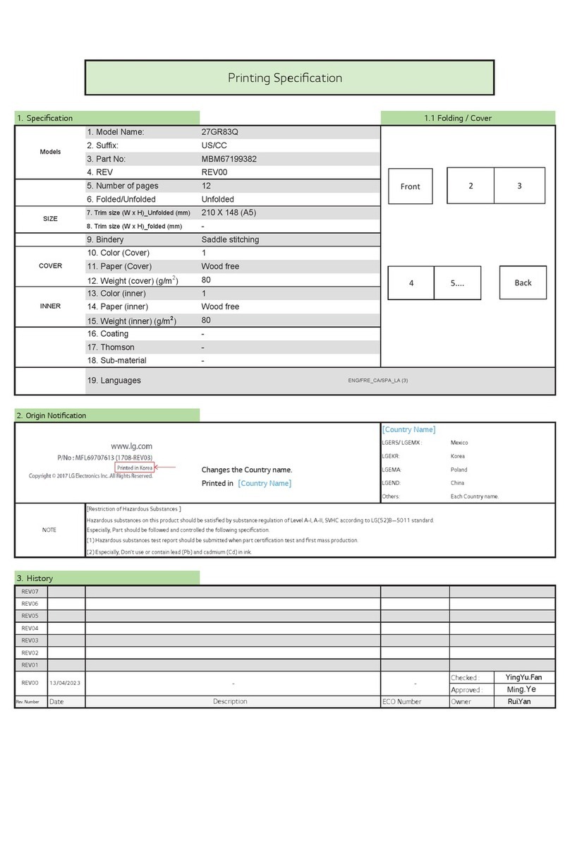 LG UltraGear 27GR83Q-B.AWF User manual