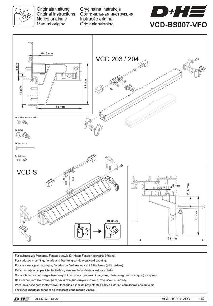 D+H VCD 203 User manual