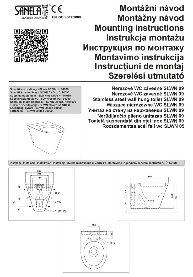Sanela SLWN 09 Mounting instructions