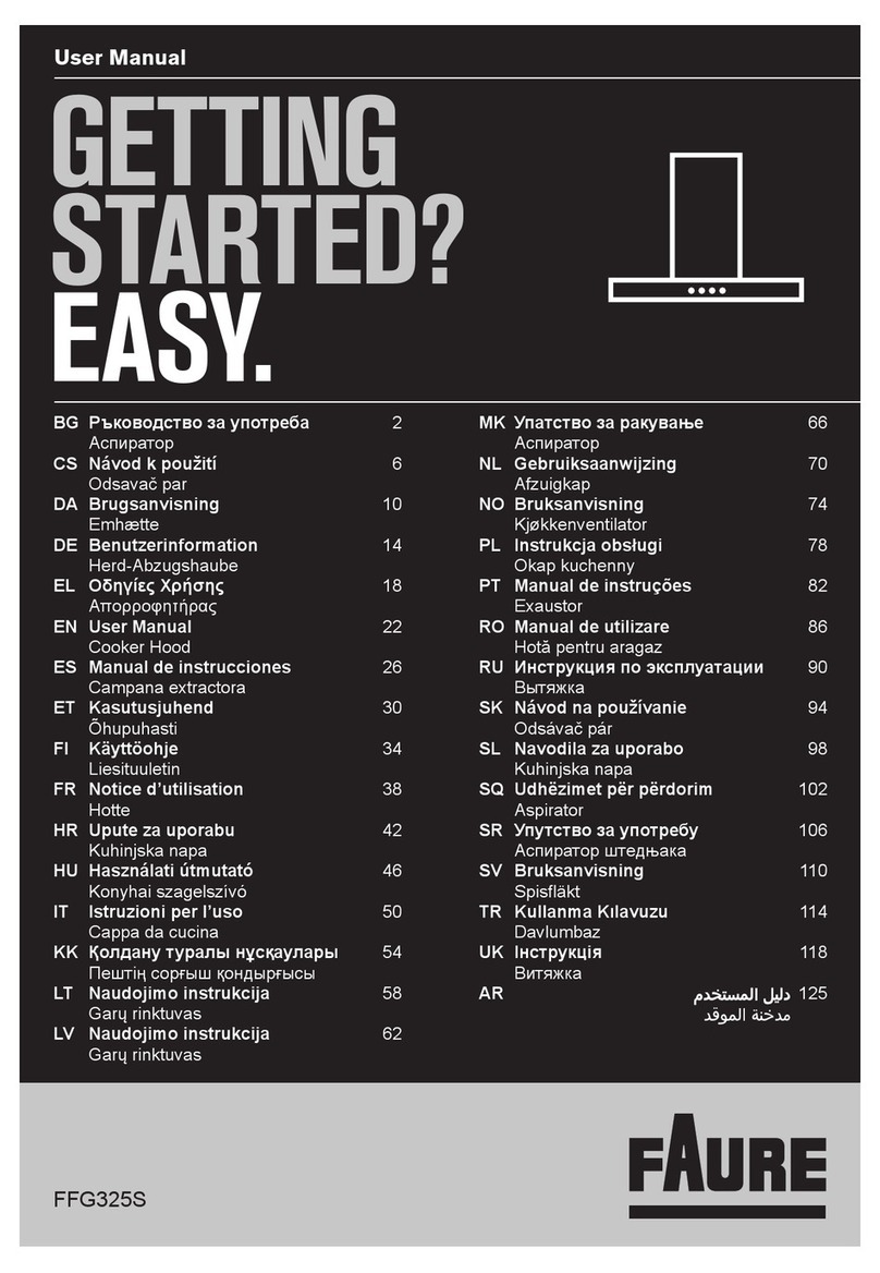 FAURE FFG325S user manual