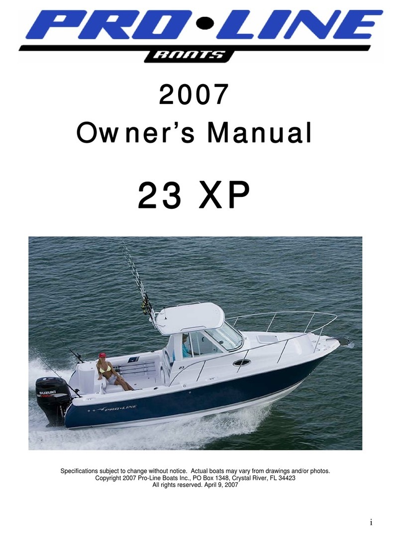 Pro-Line Boats 23 XP 2007 owner's manual