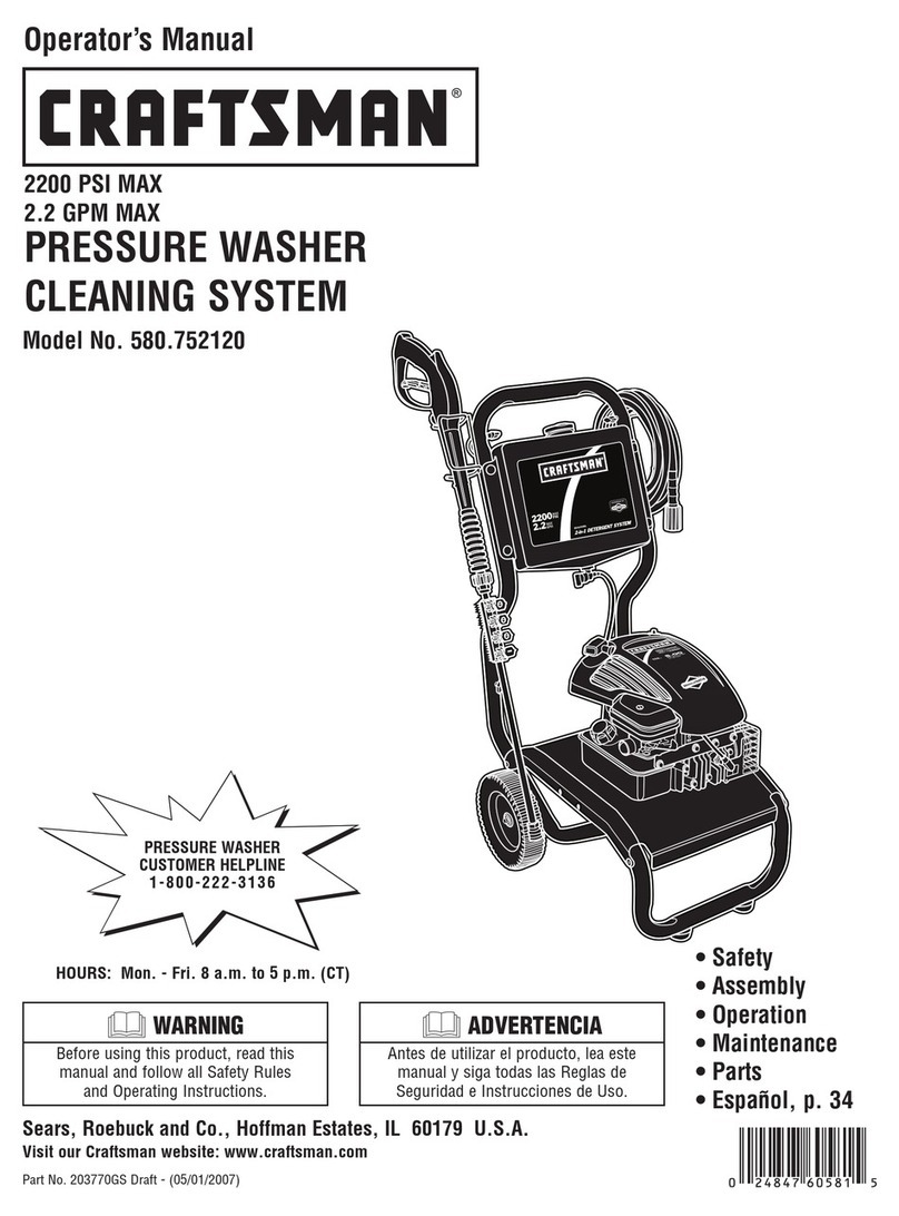 Craftsman 580.752120 Operator's manual