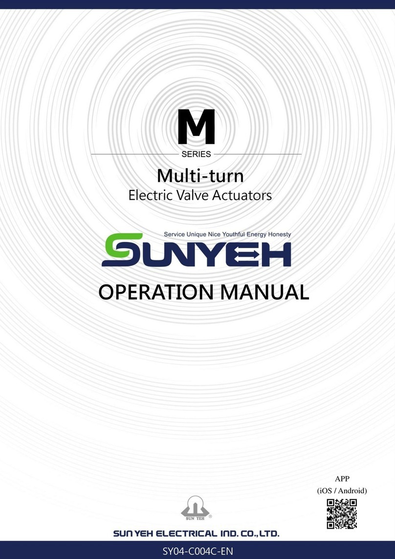 Sun Yeh Electrical M Series User manual