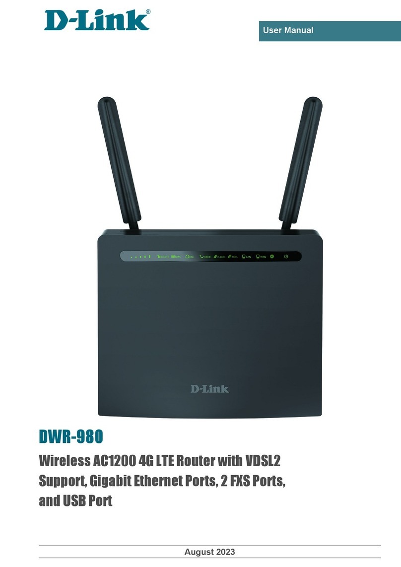 D-Link DWR-980 User manual D-Link DWR-980 User manual