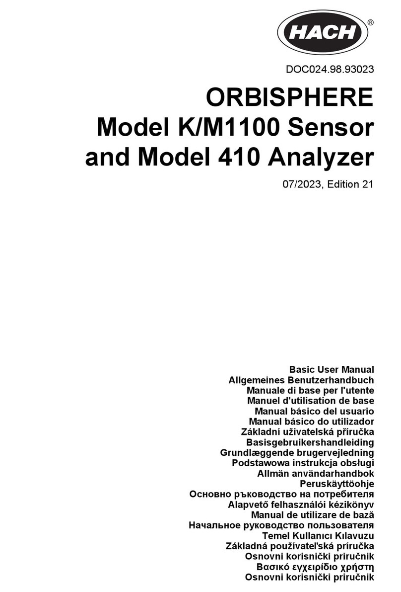Hach K1100 Basic user manual