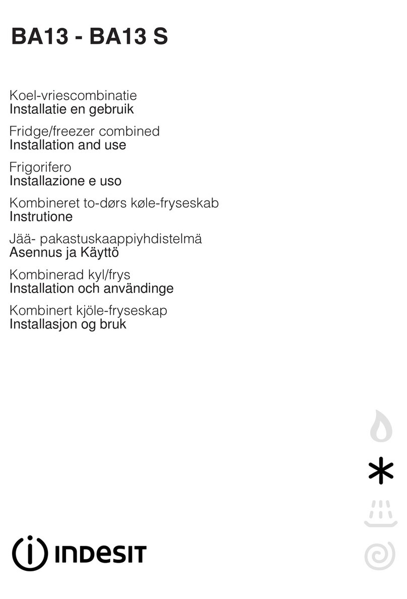 Indesit BA 13 Installation and use manual