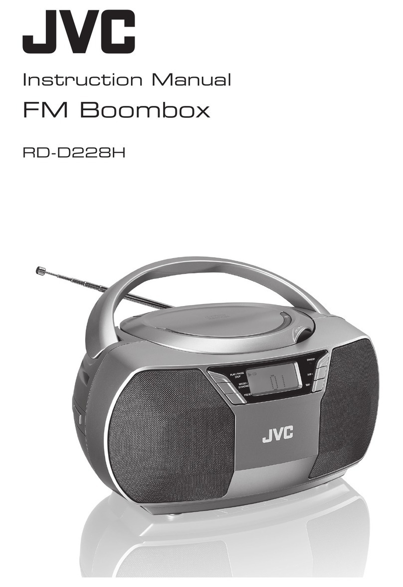 JVC RD-D228H User manual JVC RD-D228H User manual