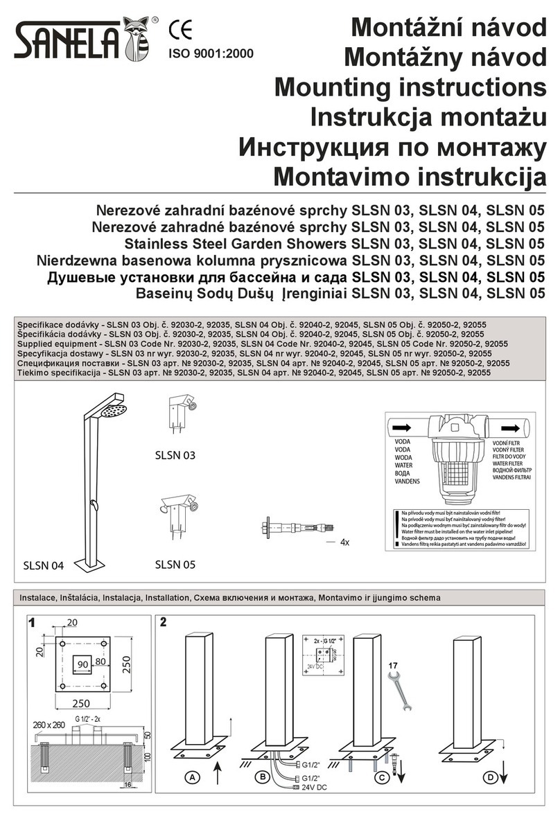 Sanela SLSN 03 Mounting instructions Sanela SLSN 03 Mounting instructions