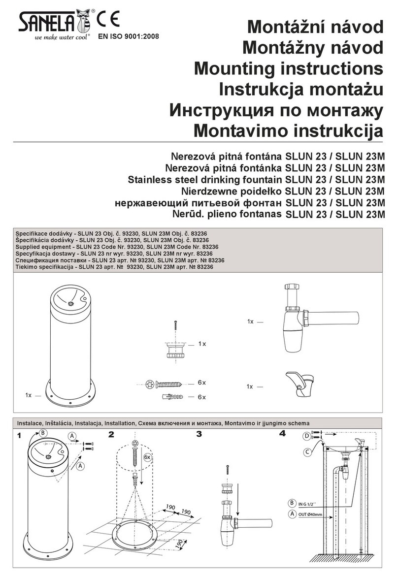 Sanela SLUN 23M Mounting instructions Sanela SLUN 23M Mounting instructions