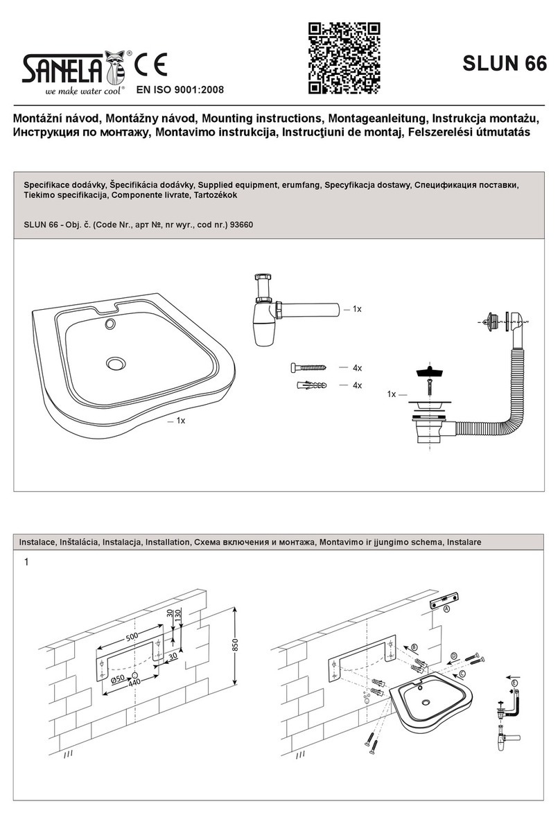 Sanela 93660 Mounting instructions Sanela 93660 Mounting instructions