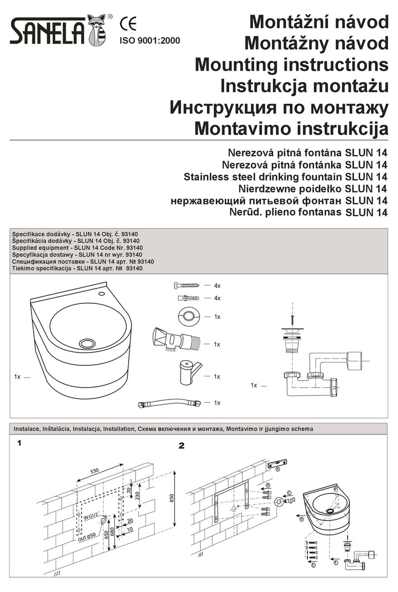 Sanela 93140 Mounting instructions