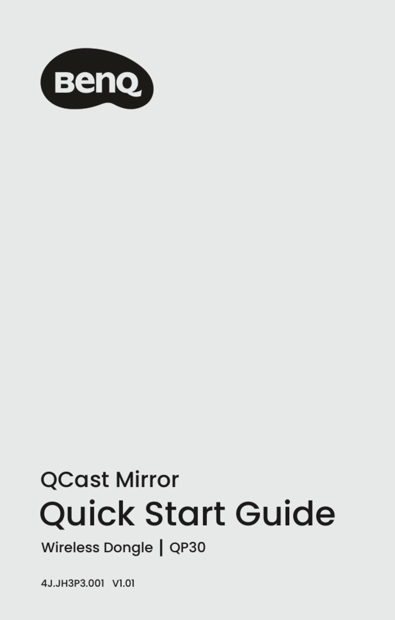 BenQ QCast Mirror quick start guide