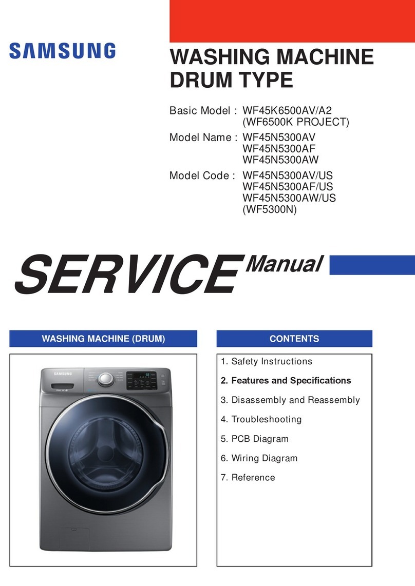 Samsung WF45M5500A series Service manual