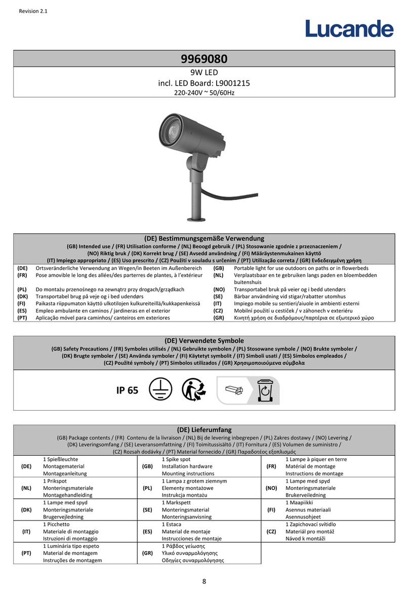 Lucande 9969080 Intended use