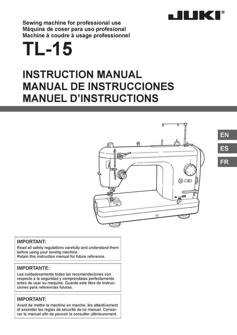 JUKI TL-15 instruction manual
