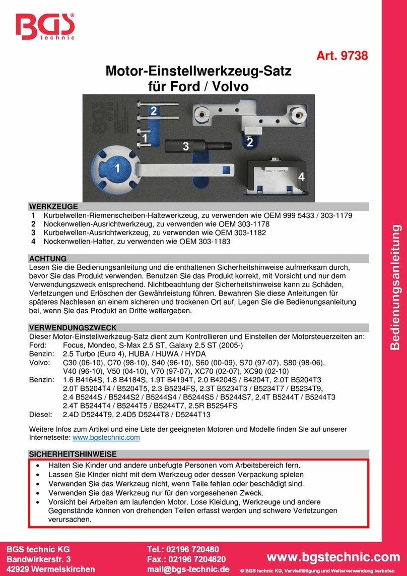 BGS technic 9738 User manual BGS technic 9738 User manual