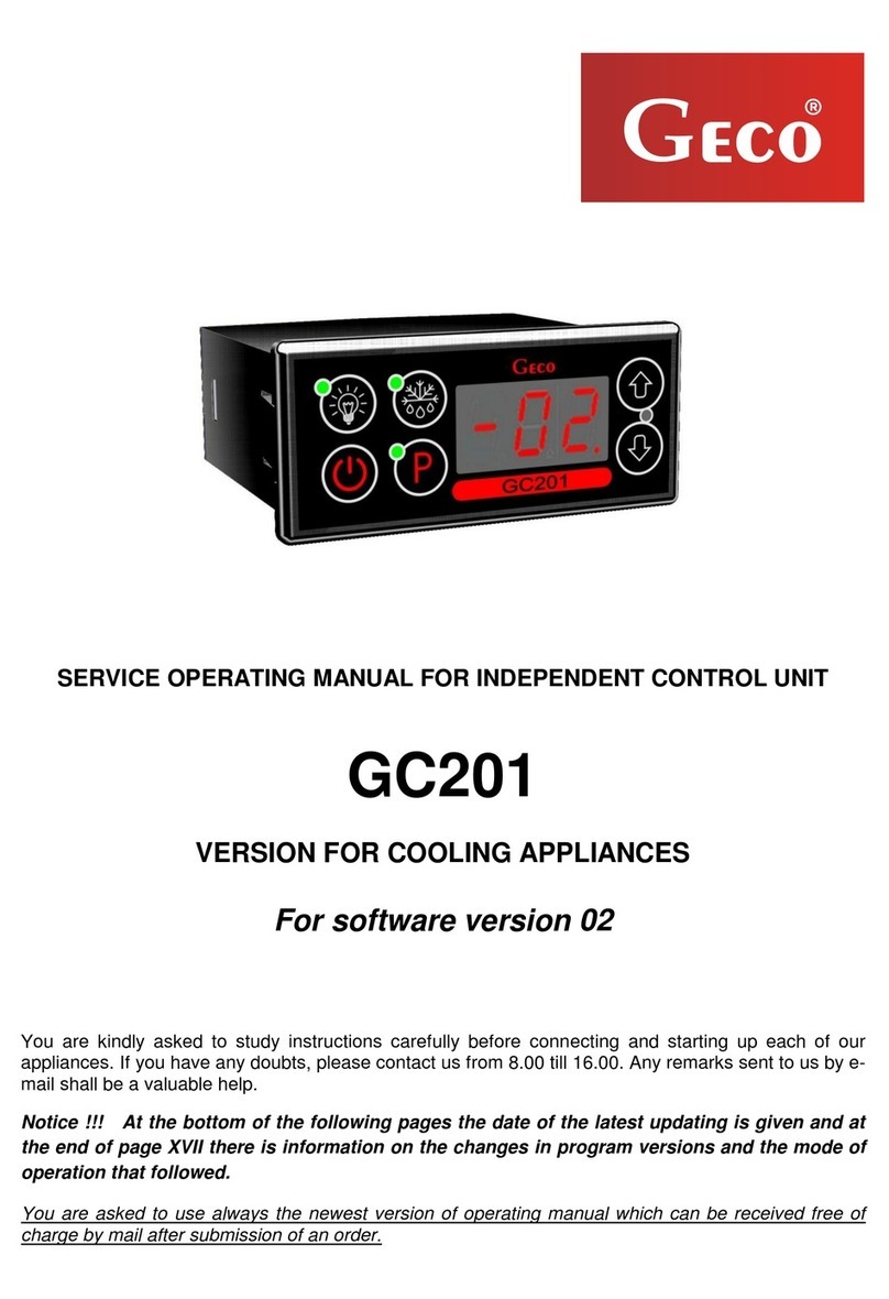 Geco GC201 Service & operating manual
