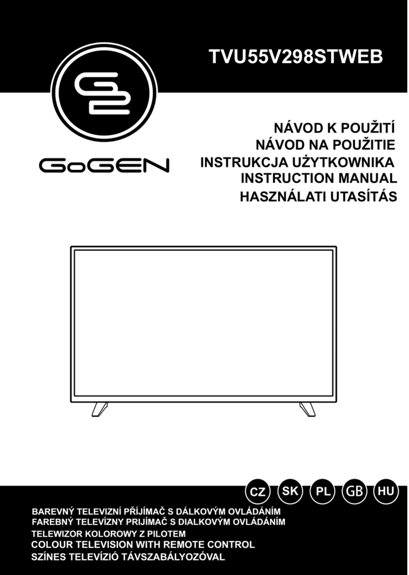 Gogen TVU55V298STWEB User manual