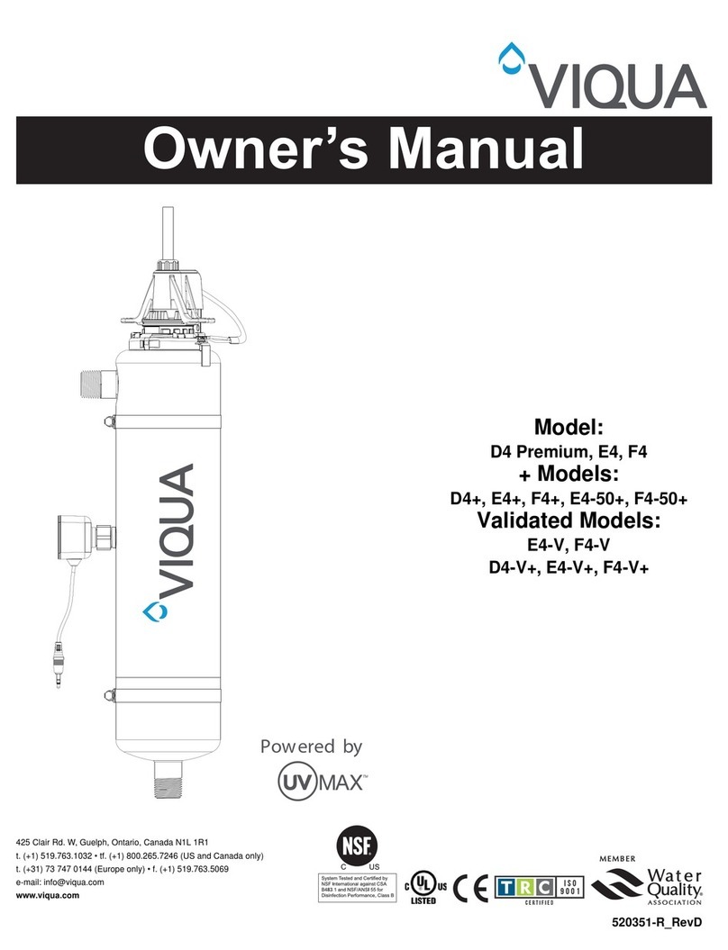 Viqua E4-50+ User manual