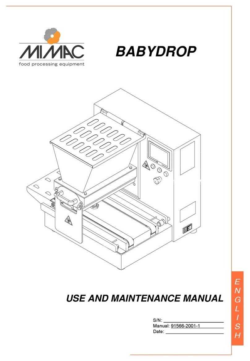 MIMAC BABYDROP Use and maintenance manual