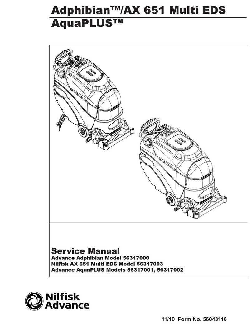 Nilfisk-Advance Adphibian AX 651 Multi EDS Service manual Nilfisk-Advance Adphibian AX 651 Multi EDS Service manual