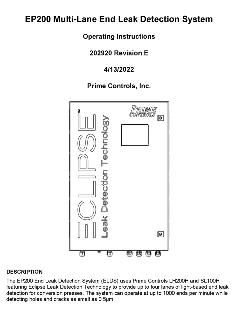 Prime Controls ECLIPSE EP200 operating instructions