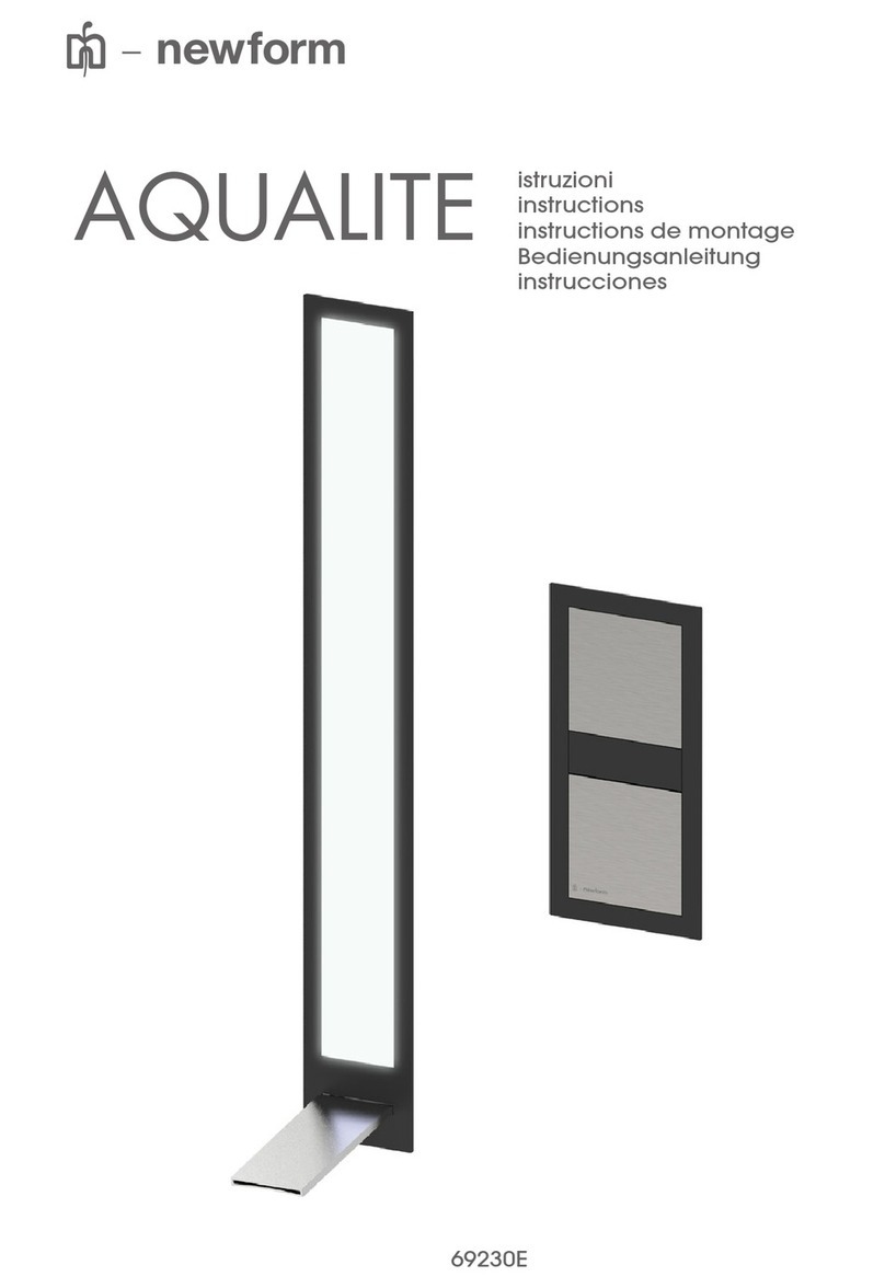 newform AQUALITE 69230E User manual