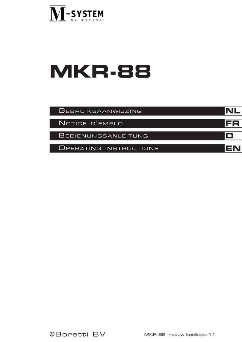 BORETTI M-system MKR-88 User manual