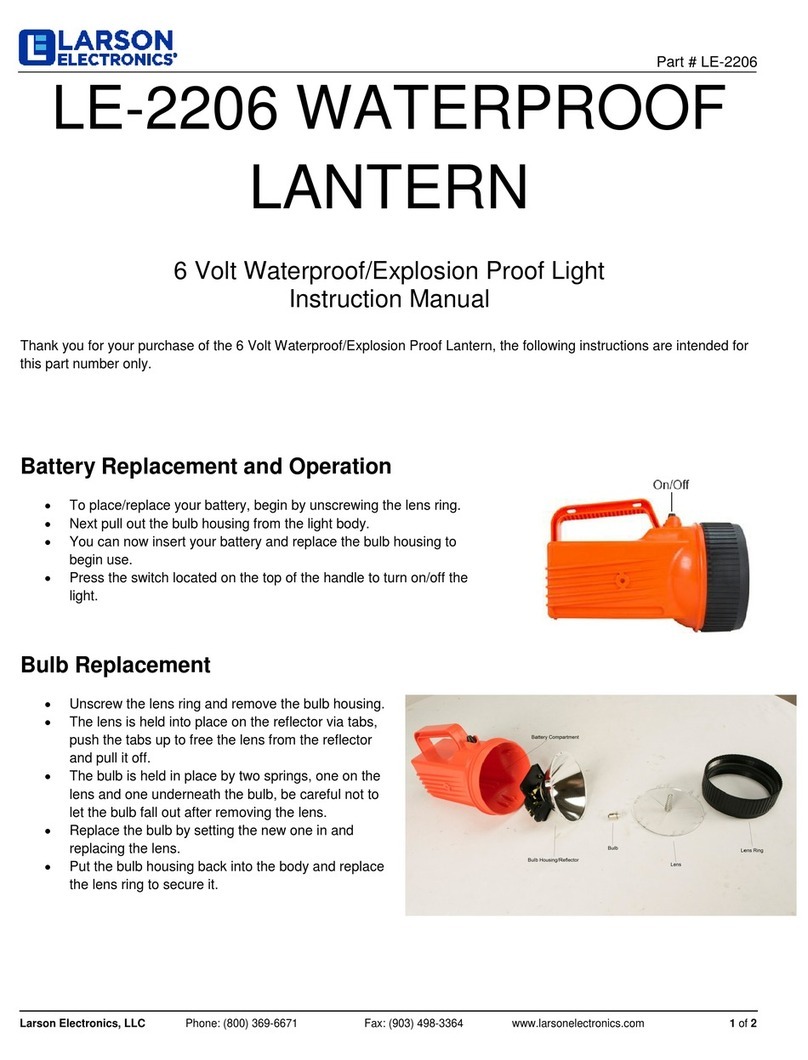 Larson Electronics LE-2206 User manual
