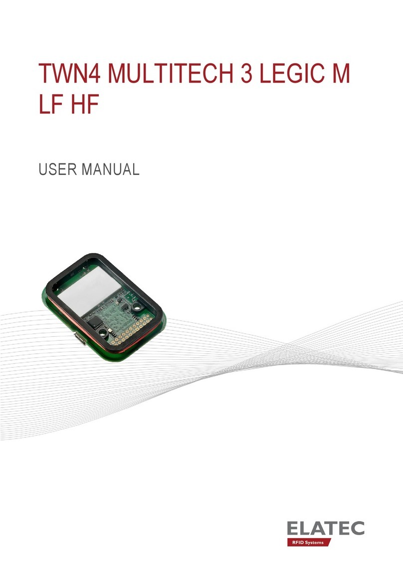 Elatec TWN4 MULTITECH 3 LEGIC M LF HF user manual