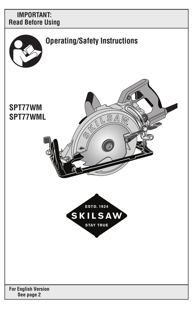 skilsaw SPT77WML Assembly instructions