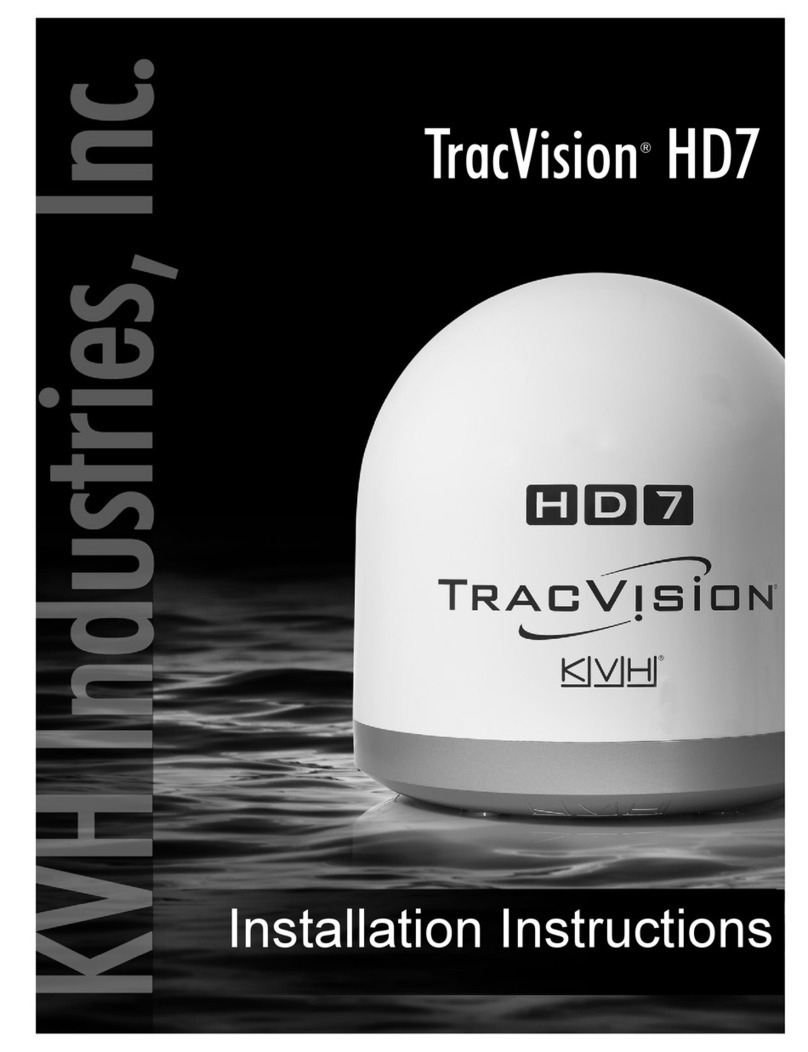 KVH Industries TracVision HD7 installation instructions
