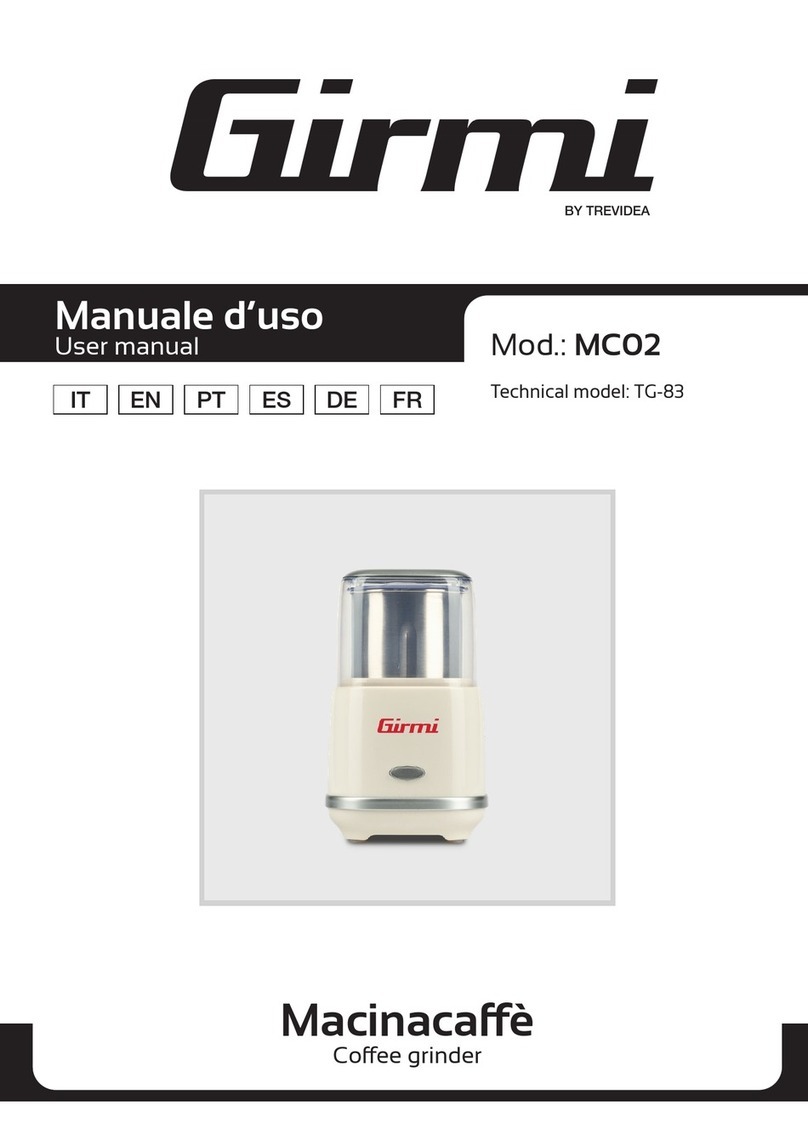 TREVIDEA Girmi MC02 user manual