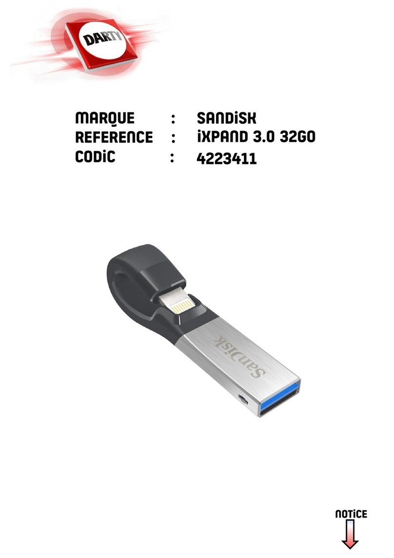 Western Digital SanDisk SecureAccess IXPAND 3.0 32GO User manual