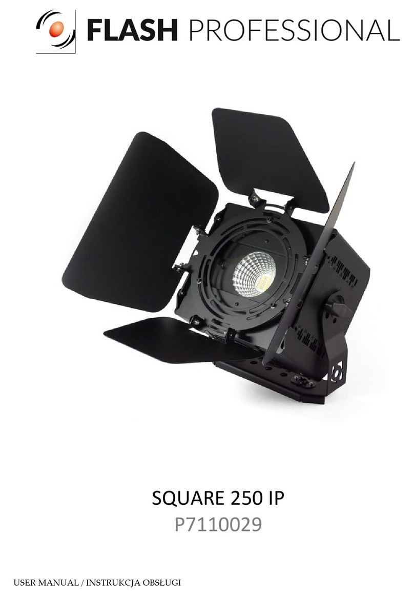 Flash professional SQUARE 250 IP user manual