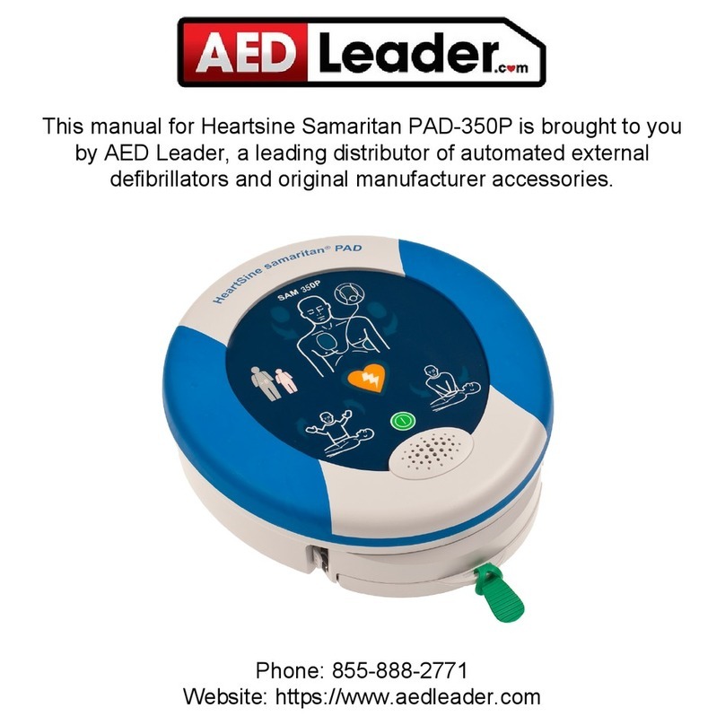 AED Leader Heartsine Samaritan PAD-350P manual