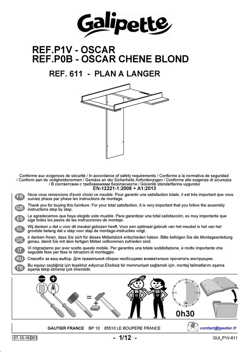 Galipette OSCAR P1V User manual