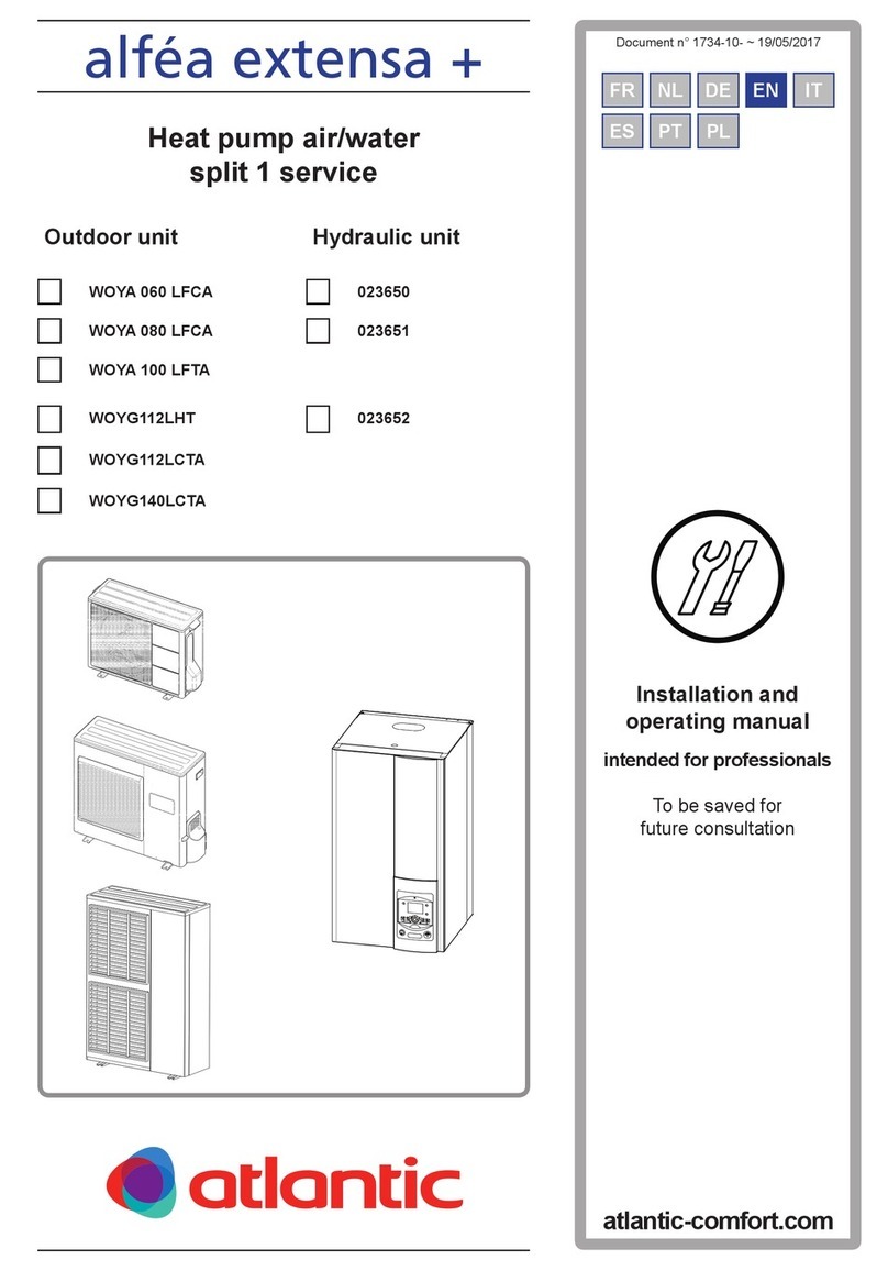 Atlantic alfea extensa + Installation and operating manual